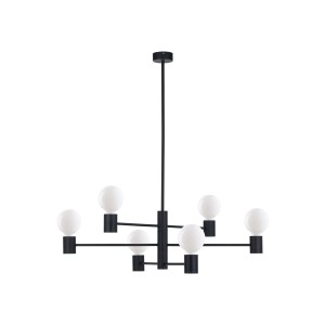 Lampa sufitowa wisząca 6-punktowa RADIUS czarny