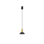 Lampa wisząca 1-punktowa HERMANOS C czarny/mosiądz