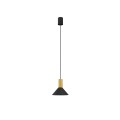Lampa wisząca 1-punktowa HERMANOS A czarny/mosiądz