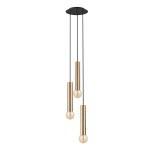 Lampa wisząca 3-punktowa BATON mosiądz