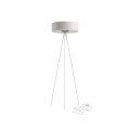 Lampa podłogowa z abażurem CADILAC kremowy