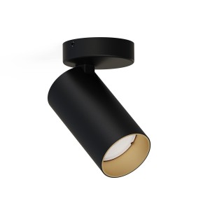 Lampa sufitowa 1-punktowa MONO czarny/złoty