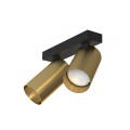 Lampa sufitowa 2-punktowa MONO mosiądz