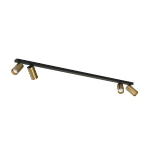 Lampa sufitowa 4-punktowa MONO mosiądz