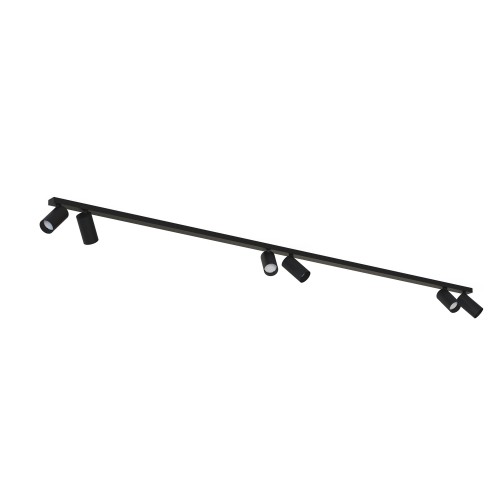Lampa sufitowa 6-punktowa MONO czarny