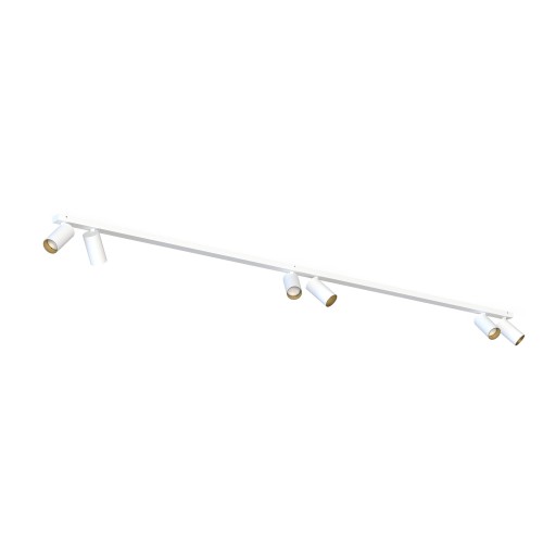 Lampa sufitowa 6-punktowa MONO biały/złoty