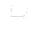 Kinkiet ORBIT II czarny