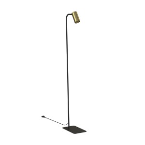 Lampa podłogowa MONO I mosiądz/czarny