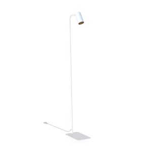 Lampa podłogowa MONO I biały/złoty