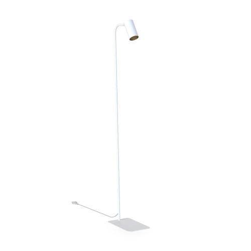 Lampa podłogowa MONO I biały/złoty
