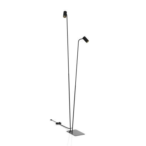Lampa podłogowa MONO II czarny/złoty