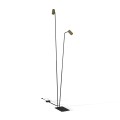 Lampa podłogowa MONO II mosiądz/czarny