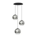 Lampa wisząca 3-punktowa GLOBE PLUS chrom