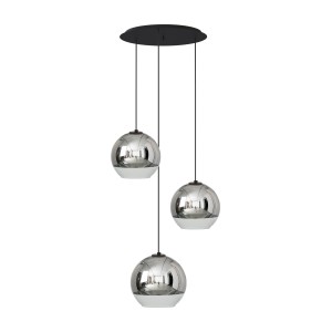 Lampa wisząca 3-punktowa GLOBE PLUS chrom
