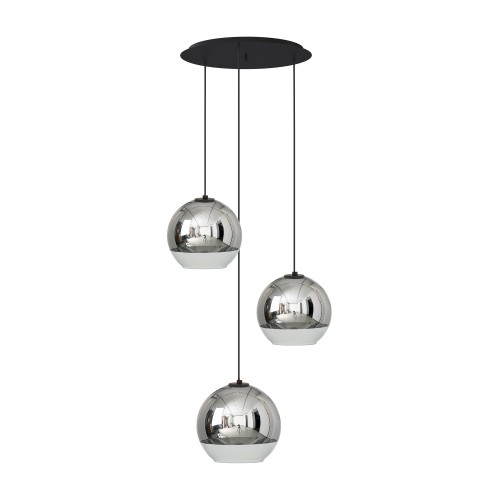 Lampa wisząca 3-punktowa GLOBE PLUS chrom