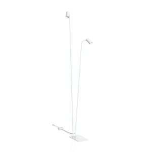 Lampa podłogowa 2-punktowa MONO biała