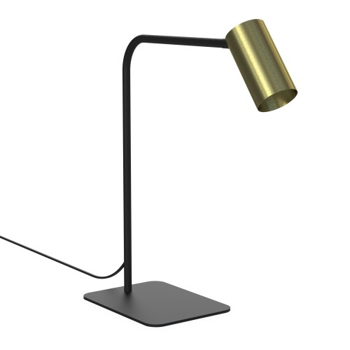 Lampa biurkowa MONO mosiądz/czarny