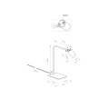 Lampa biurkowa  MONO biały