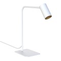 Lampa biurkowa MONO biały/złoty