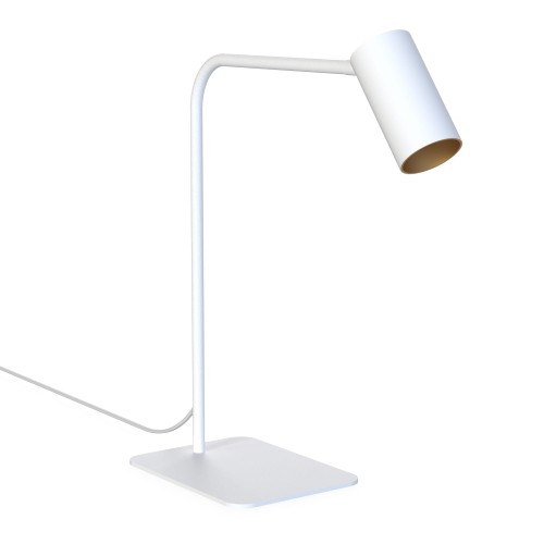 Lampa biurkowa MONO biały/złoty