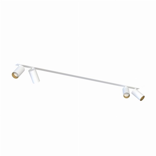 Lampa podtynkowa 4-punktowa MONO SURFACE biały/złoty