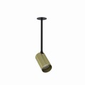 Lampa podtynkowa 1-punktowa MONO SURFACE LONG S mosiądz/czarny