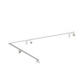 Listwa sufitowa MONO CORNER 2x200 biały/złoty