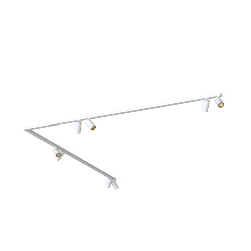 Listwa sufitowa MONO CORNER 2x200 biały/złoty