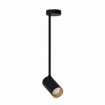 Lampa sufitowa 2-punktowa MONO LONG M czarny/złoty