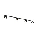 Listwa sufitowa MONO 2x150 czarny/złoty