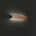 Kinkiet minimalistyczny drewniany OSLO LED 60 dębowy