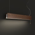 Lampa wisząca OSLO LED 90 drewno
