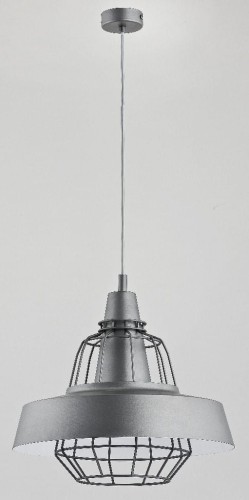 Lampa wisząca 1-punktowa loftowa TAMARIS szary