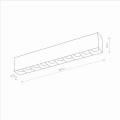 Lampa sufitowa natynkowa MIDI LED 4000K biały