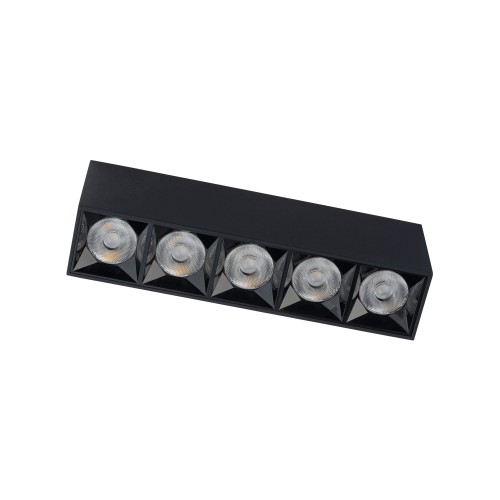 Lampa sufitowa natynkowa MIDI LED 3000K czarny