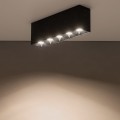 Lampa sufitowa natynkowa MIDI LED 3000K czarny