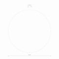 Kinkiet RING MIRROR LED L
