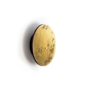 Kinkiet RING WOOD LED S złoty