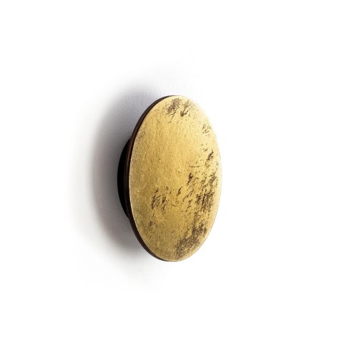 Kinkiet RING WOOD LED S złoty