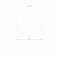 Kinkiet RING WOOD LED S złoty