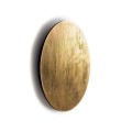 Kinkiet RING WOOD LED L złoty