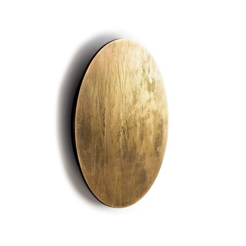 Kinkiet RING WOOD LED L złoty