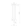 CONO MINI BLACK LAMPA WISZACA 1