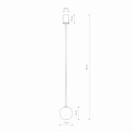 CONO MINI BLACK LAMPA WISZACA 6