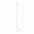 Lampa wisząca KIER L czarny