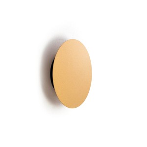 Kinkiet RING LED S satynowy złoty
