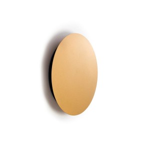Kinkiet RING LED M satynowy złoty