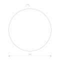 Kinkiet RING LED L czarny