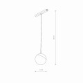 NICOLA ORANGE LAMPA SUFITOWA 380