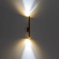 Kinkiet LASER WALL satynowy złoty